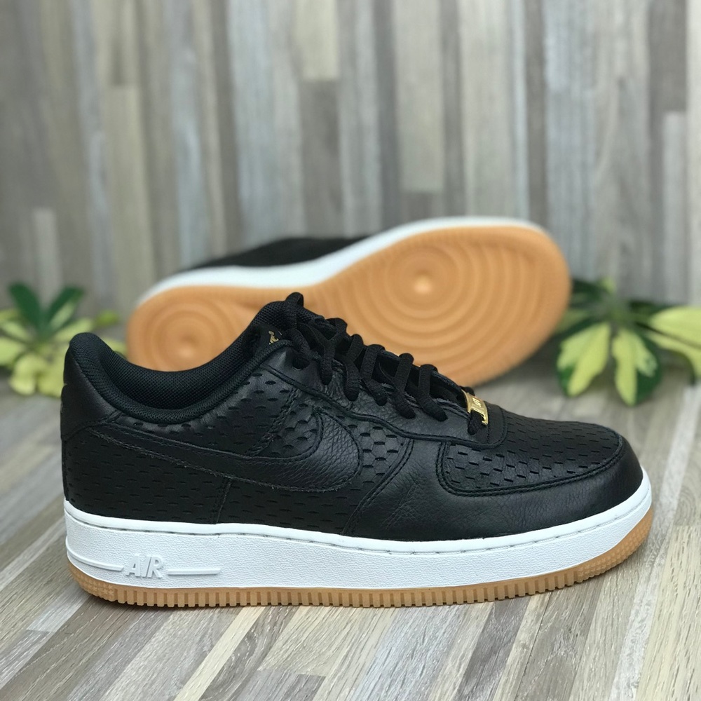 NWT Nike Air Force 1’07 PRM Black Gold WMNS - Picture 4 of 8