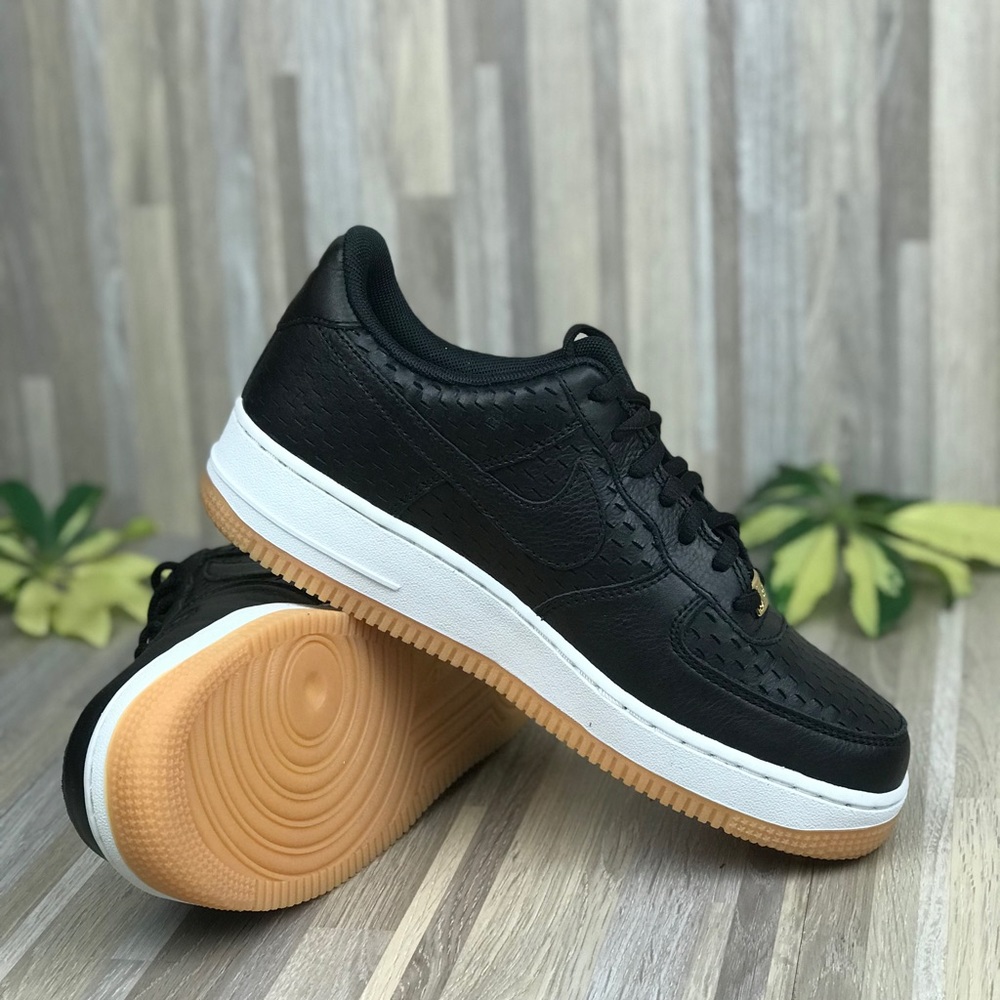 NWT Nike Air Force 1’07 PRM Black Gold WMNS - Picture 5 of 8