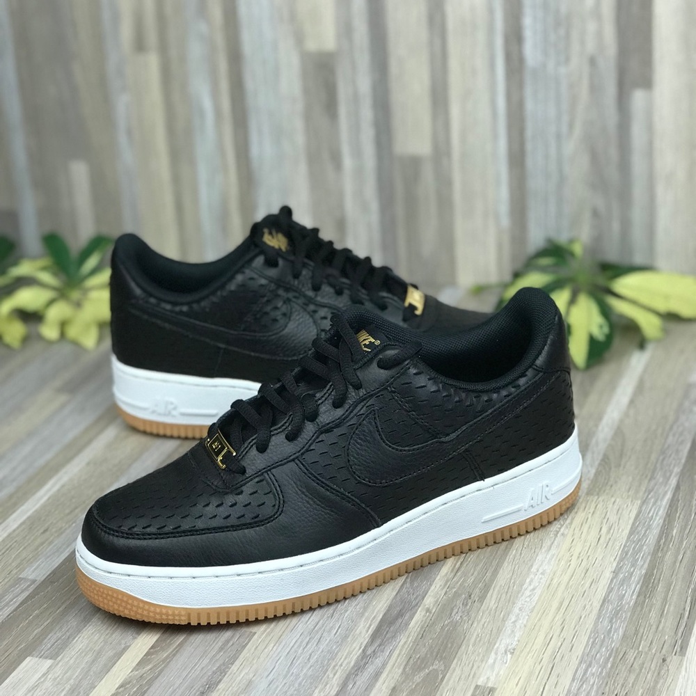 NWT Nike Air Force 1’07 PRM Black Gold WMNS - Picture 6 of 8