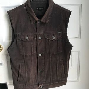 Zanerobe Wolfpack Denim Vest - medium