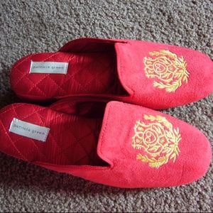 Patricia Green "Diana" red slippers sz 8