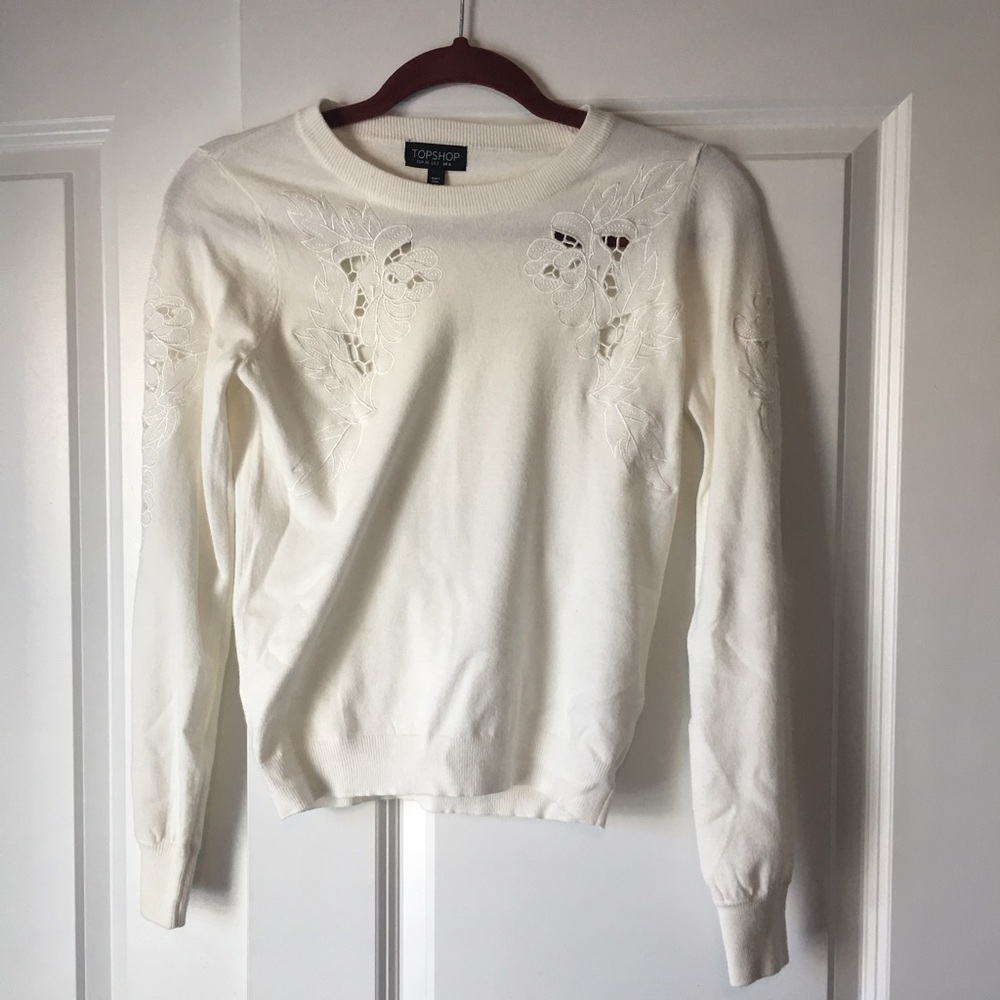 White topshop sweater