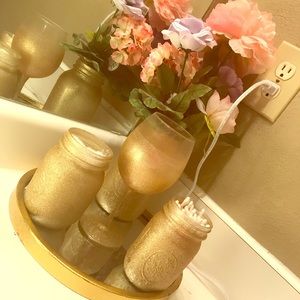 Hand painted centerpiece