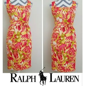 Ralph Lauren Tropical Sheath Dress