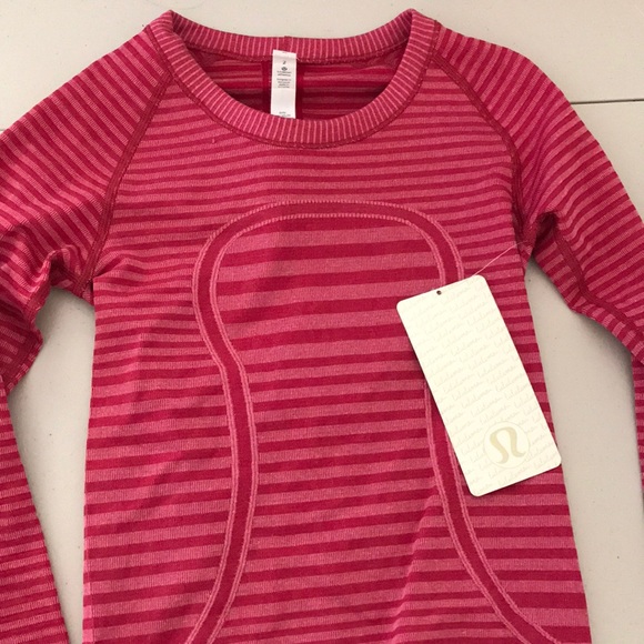 NWT HBRL LULULEMON SWIFTLY LS CREW LUCY STRIPE - 2 - Picture 3 of 7