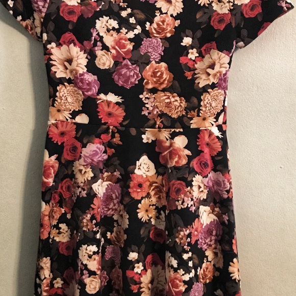 Sexy Floral Stretchy Summer Open Back Dress - Picture 5 of 5