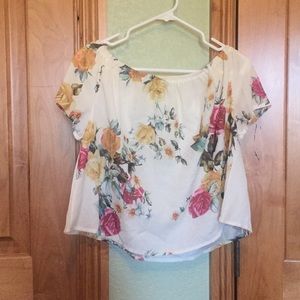 OTS floral top