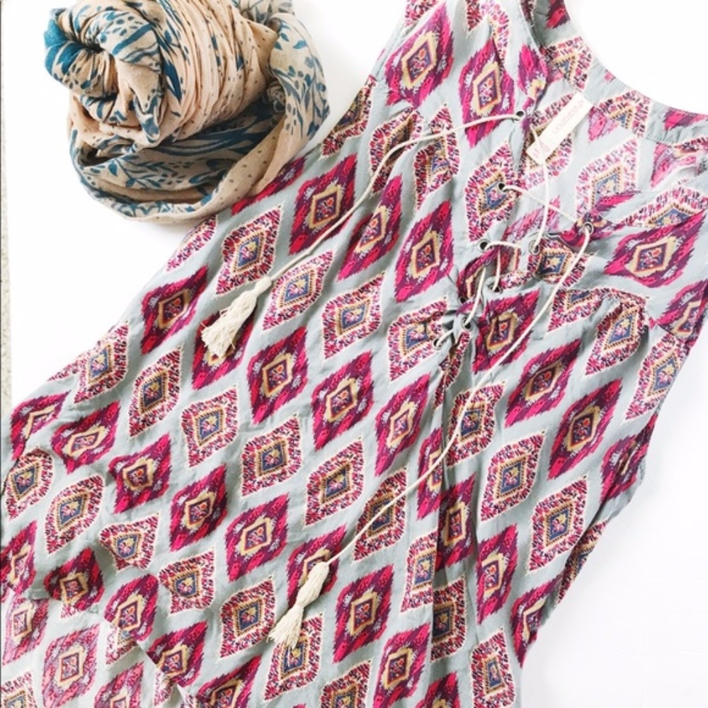 Xhilaration Tribal Tank Top