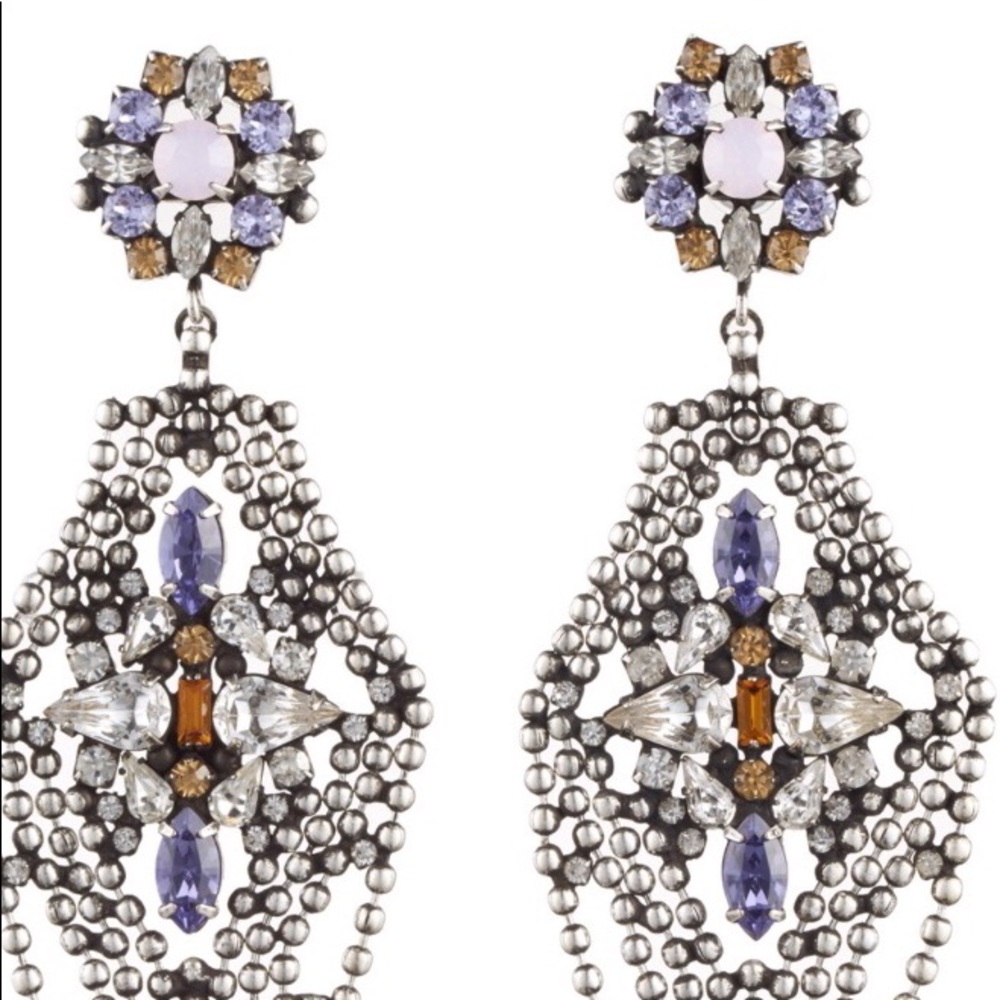 DANNIJO - SIEMPRE SWAROVSKI CHANDELIER  EARRINGS