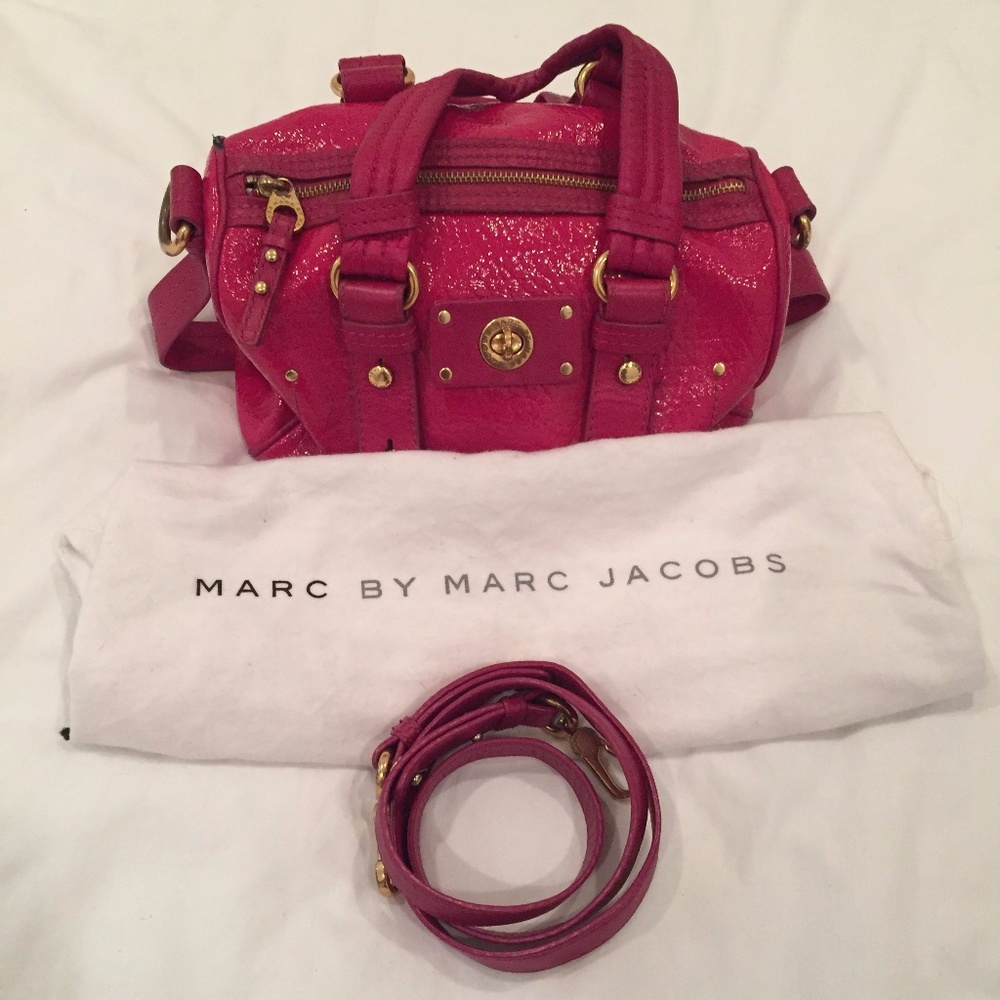 Marc Jacobs Hot Pink Leather Bag