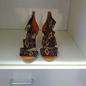 Cute Multicolor Print Shoes