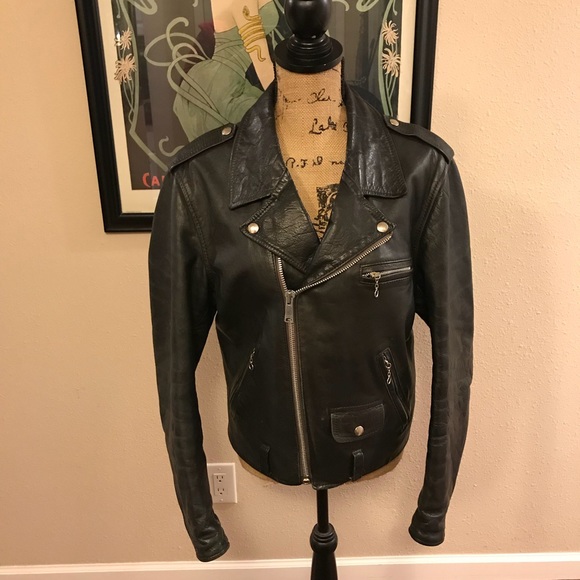 Vintage motorcycle leather jacket - Picture 8 of 8