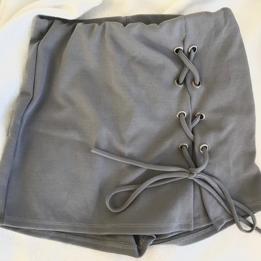 Gab & Kate Lace Up Skirt