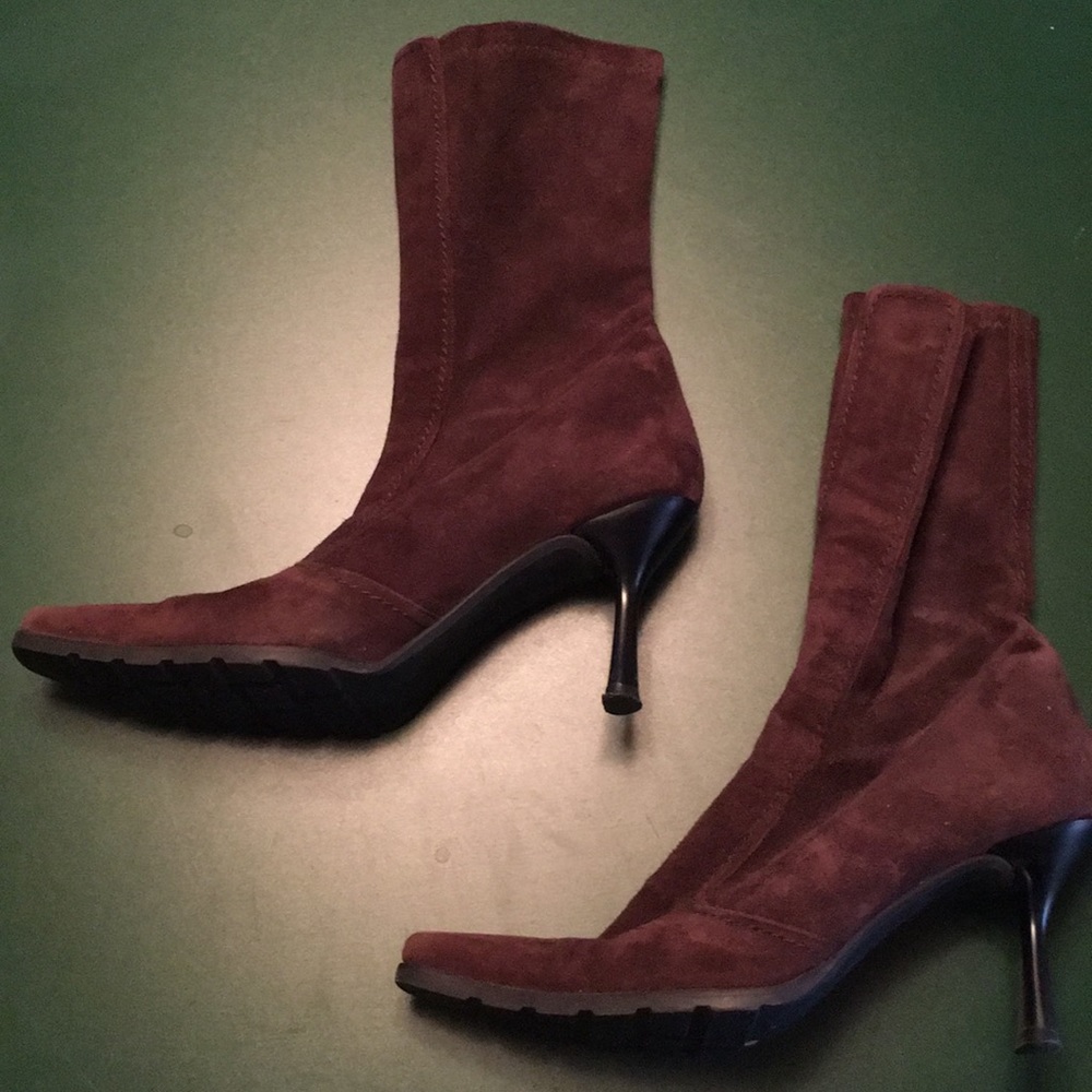 Stuart Weitzman Suede Booties