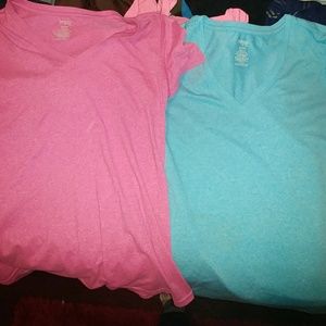 2 Danskin Now Workout Tees