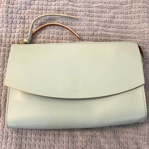 Vittoria Napoli purse,Italian leather, mint green
