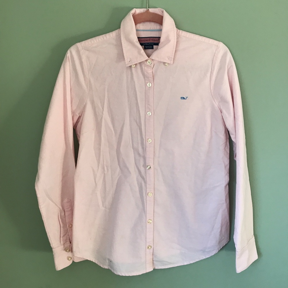 Pink Vineyard Vines button down