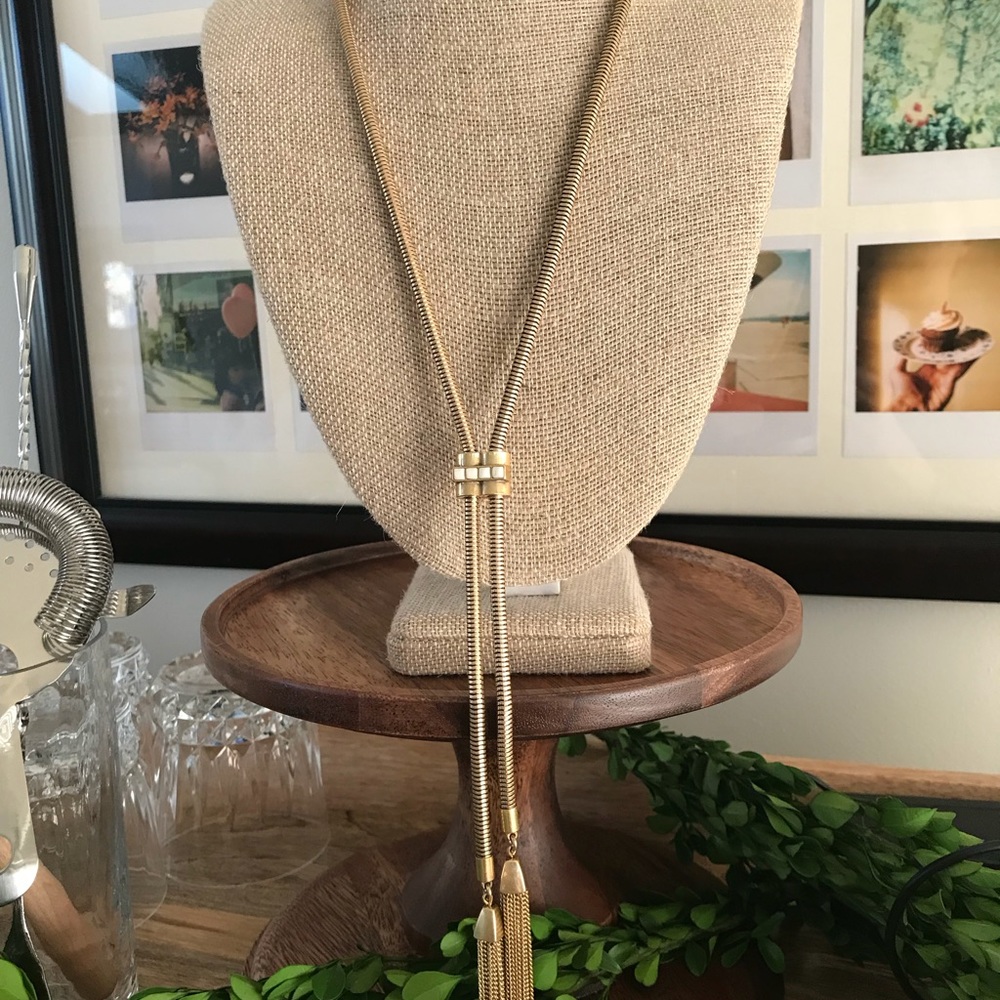 Stella & Dot Jacqueline Tassel Lariat