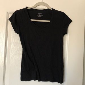 Scoop neck black shirt