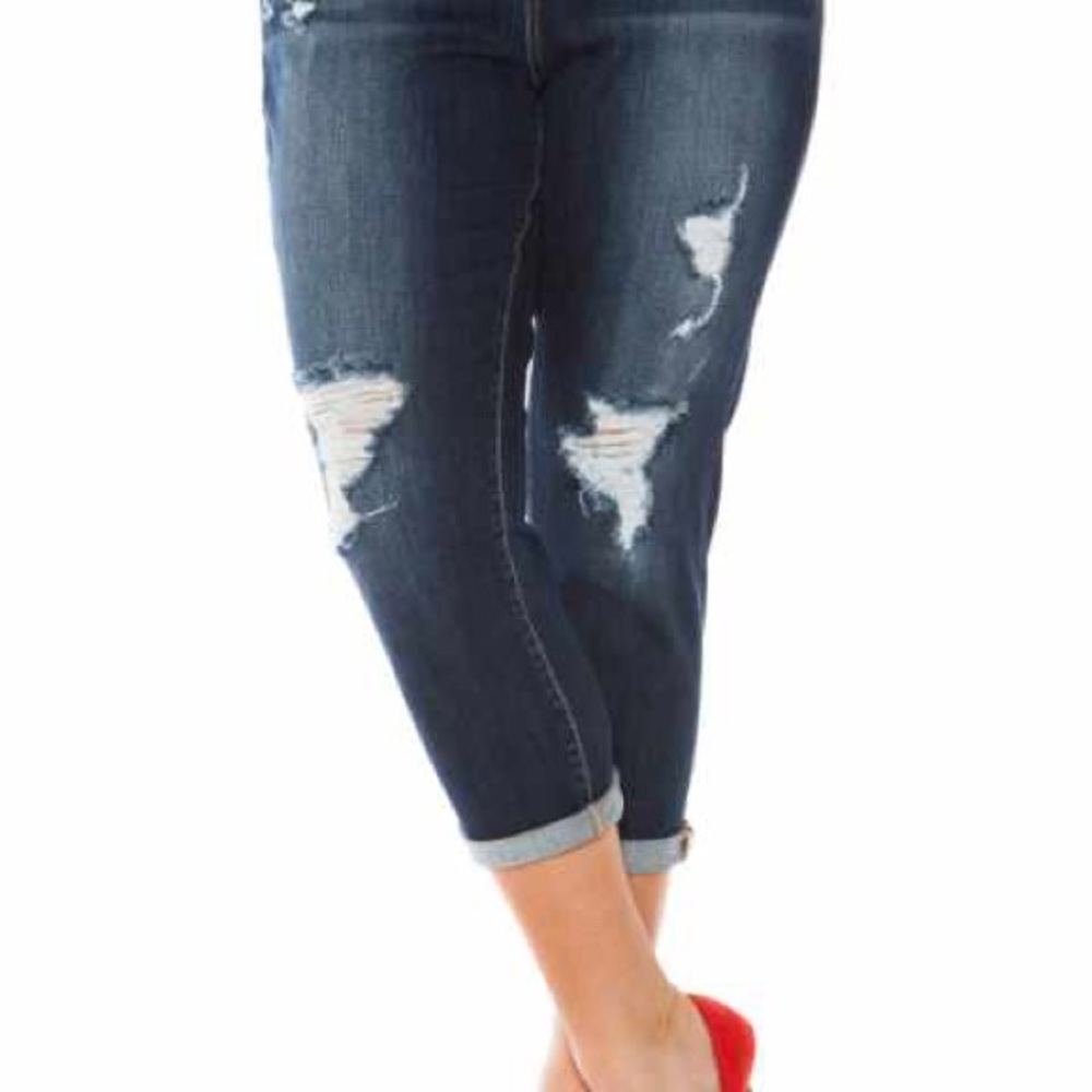 Slink Jeans Tasha Ripped Boyfriend Jeans