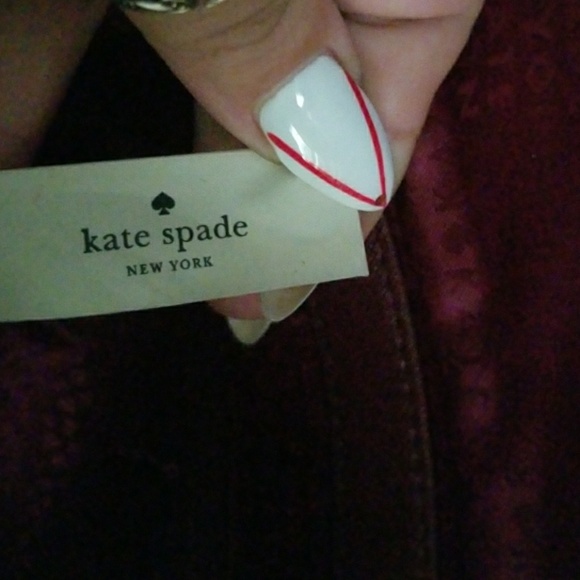 Kate Spade New York Laurel Way Burgundy Bag - Picture 7 of 8