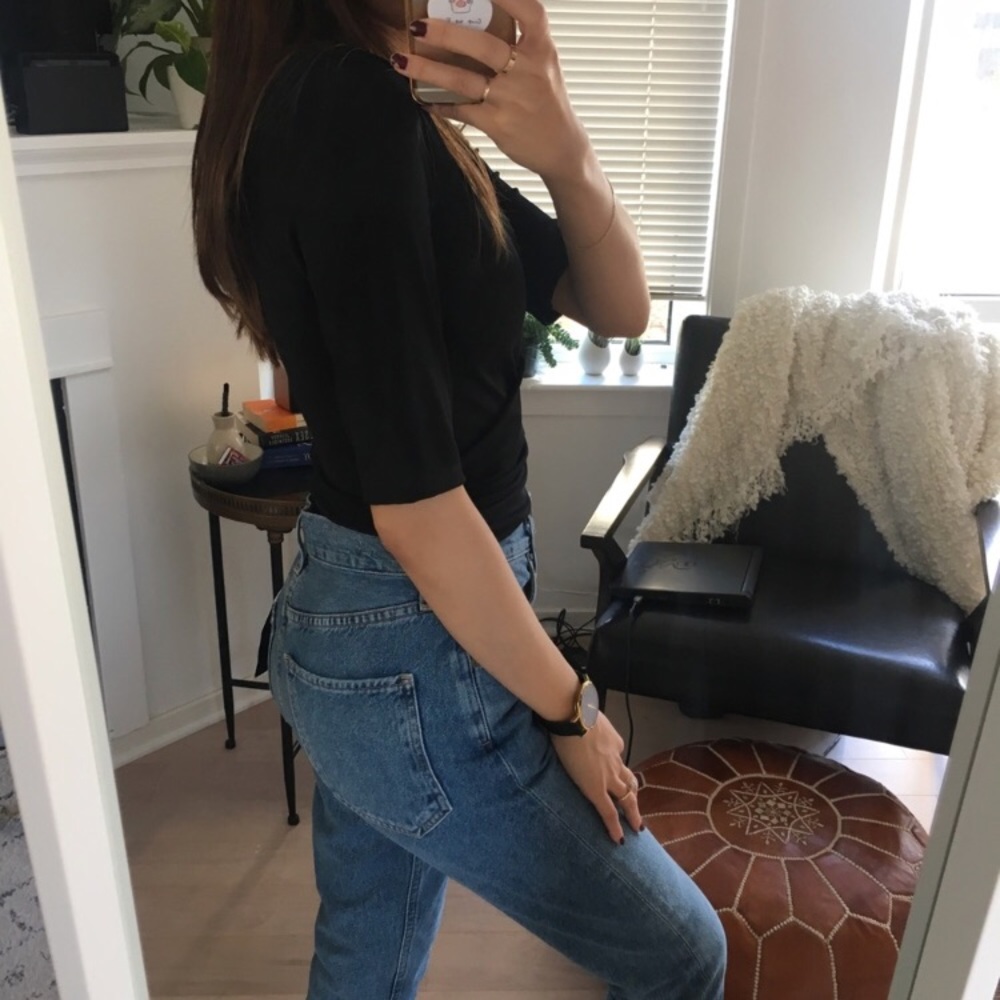 Zara stretchy cropped top