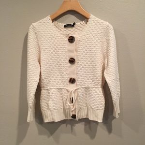 Cream cardigan by The Limited
