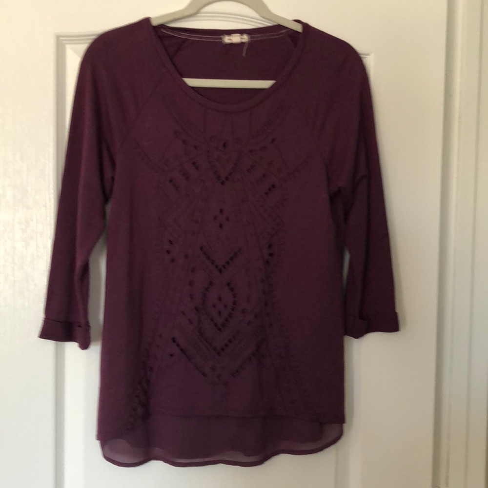 Purple shirt