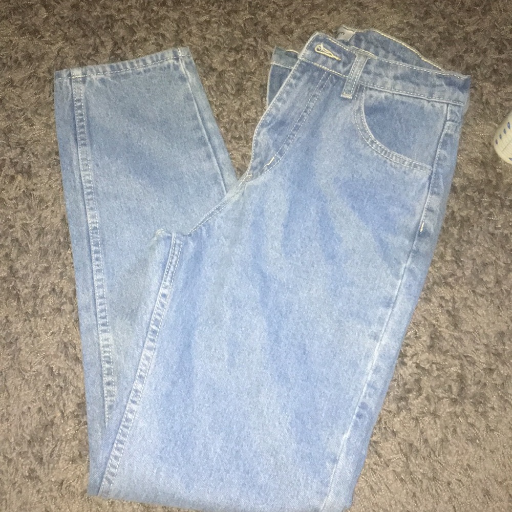 American Apparel high waisted jeans