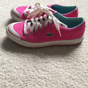 Pink Lacoste Sneakers