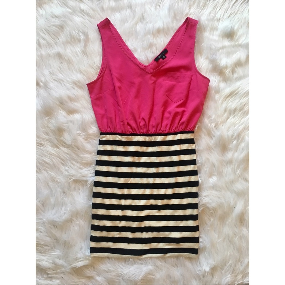 Pink and Striped Dress