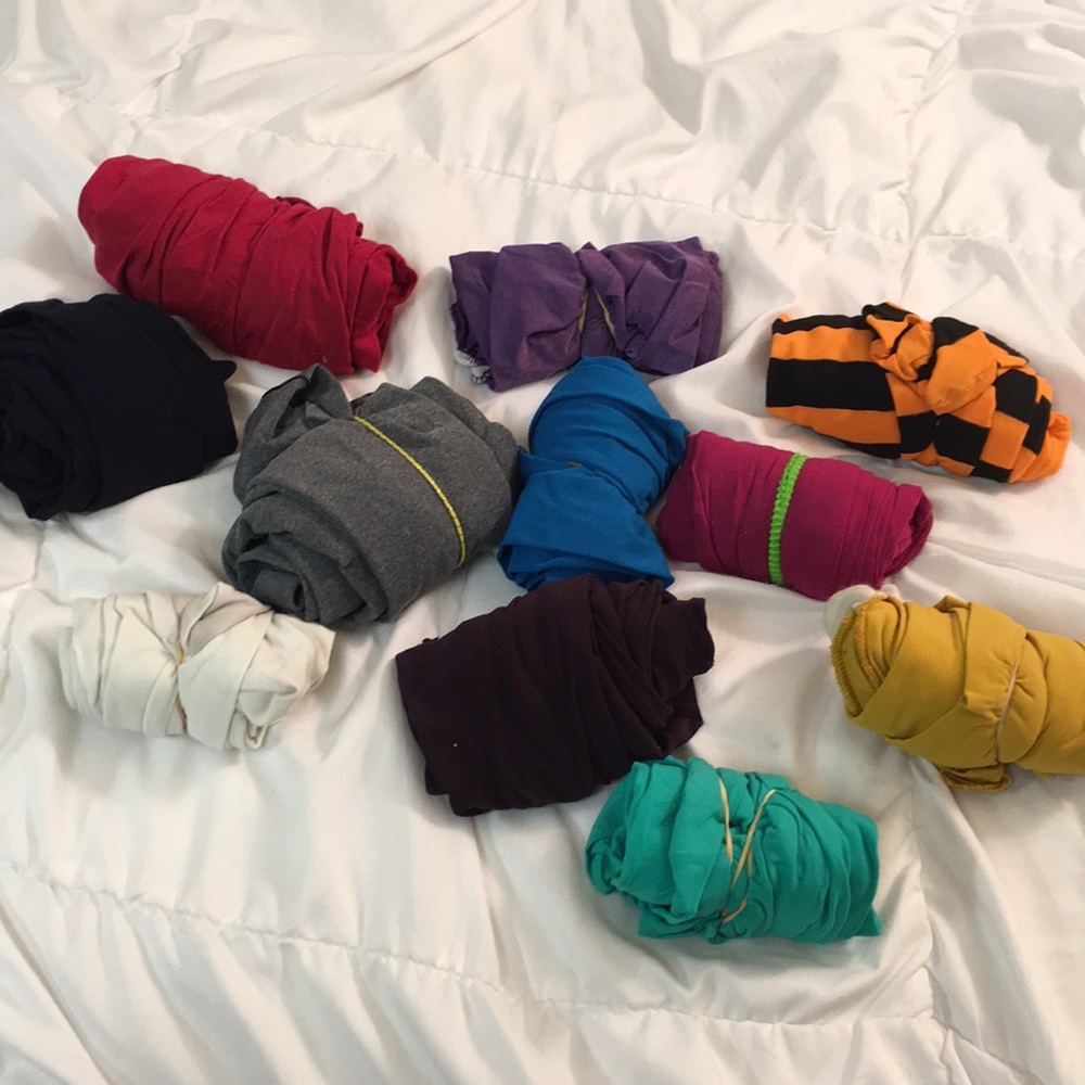 Colorful tights bundle: less than $3.00 each!