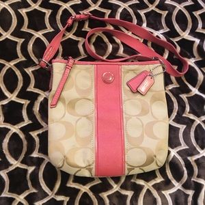 Coach Signature Stripe Crossbody
