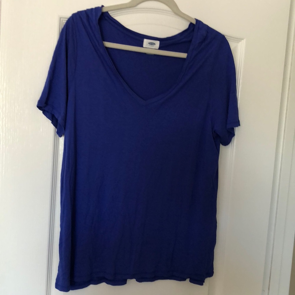 Blue vneck