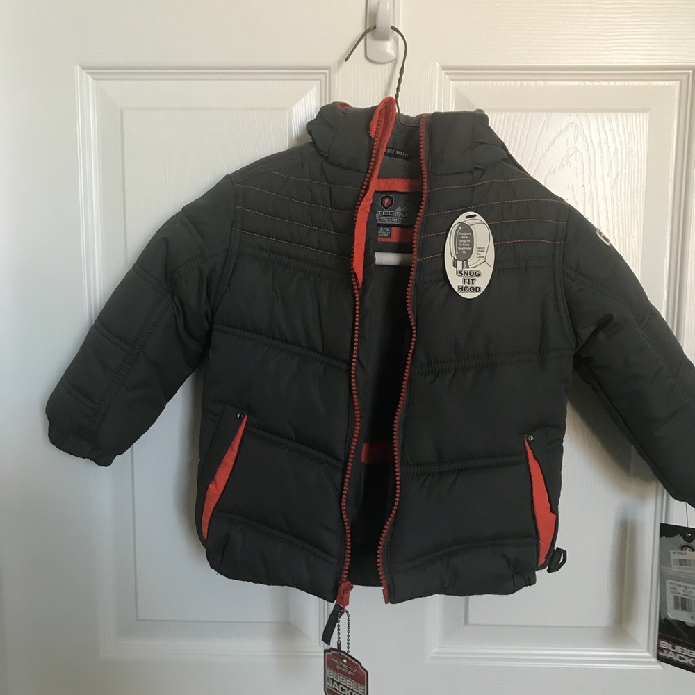 Protection system boys puffer jacket