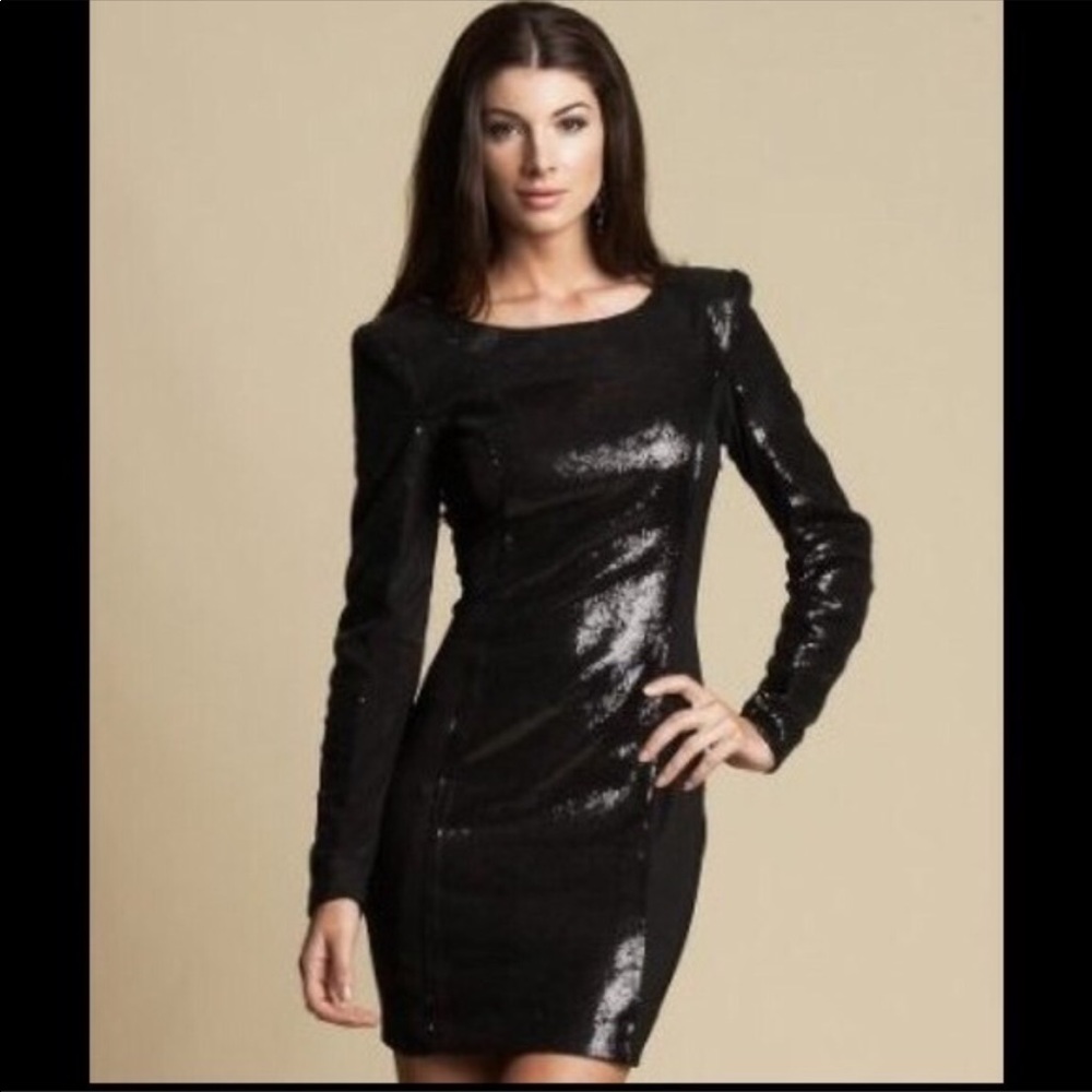 Sequin bodycon Bebe Kardashians dress