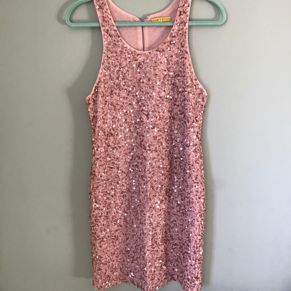 Alice & Olivia sequin party dress