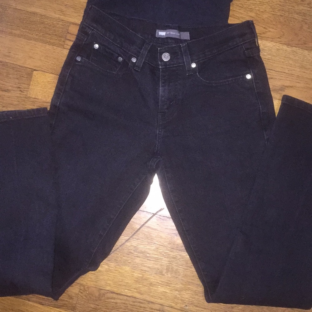 Levi's 515 Black Bootcut Jeans