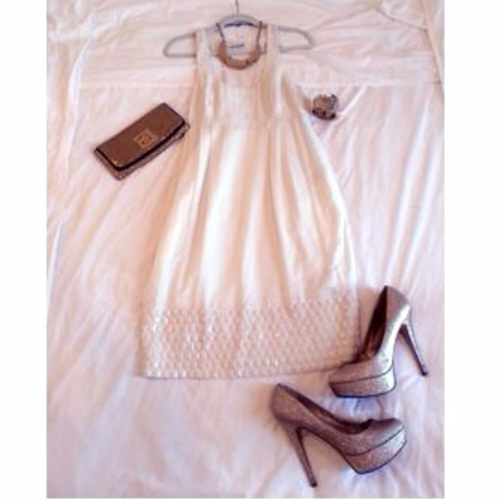 Selected Femme White T-back Dress