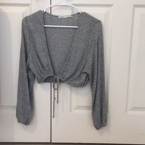Long sleeve knit top