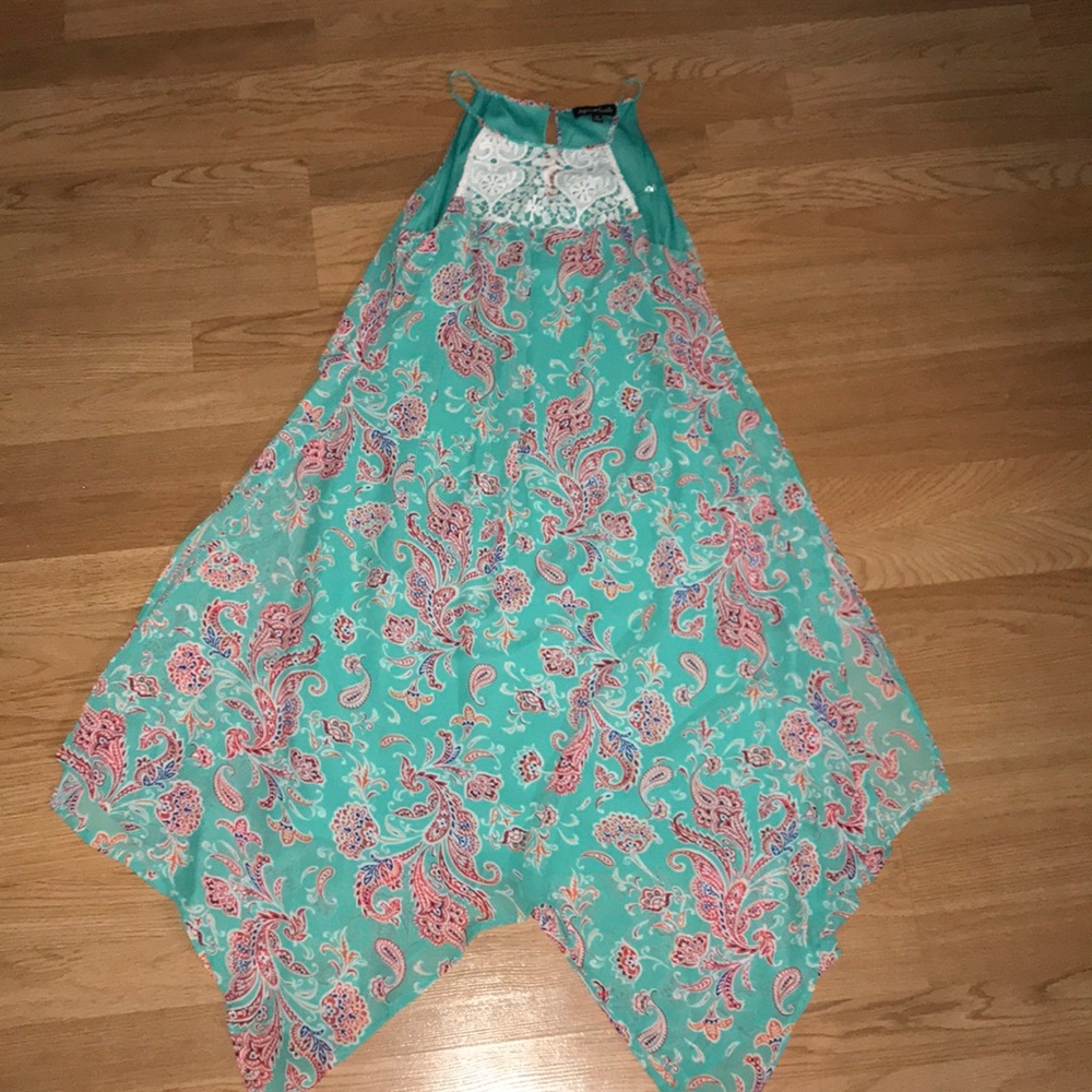 Paisley handkerchief dress