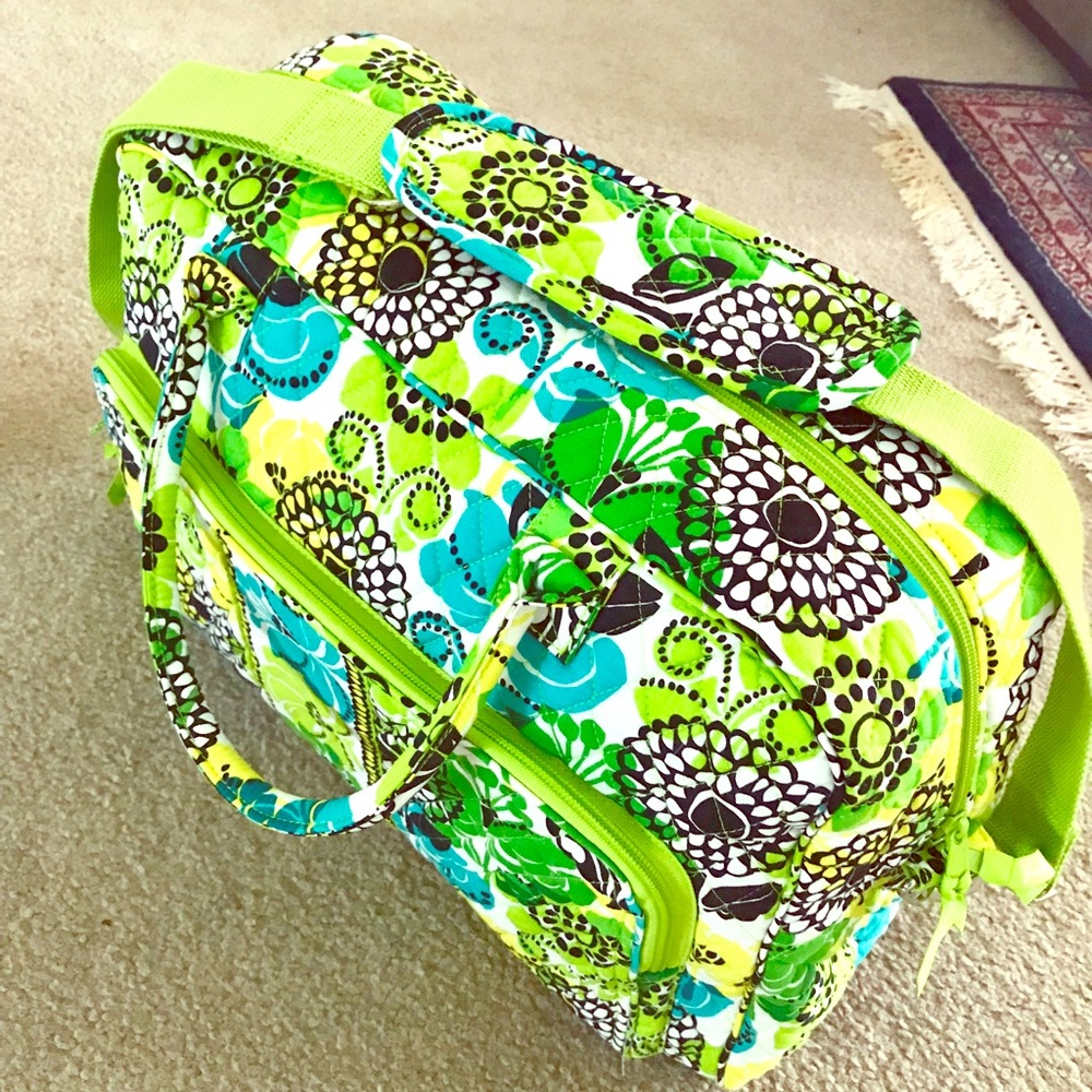 Vera Bradley Weekender Bag Lime’s Up Retired NWT