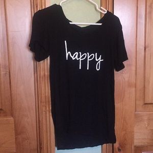 happy graphic tee