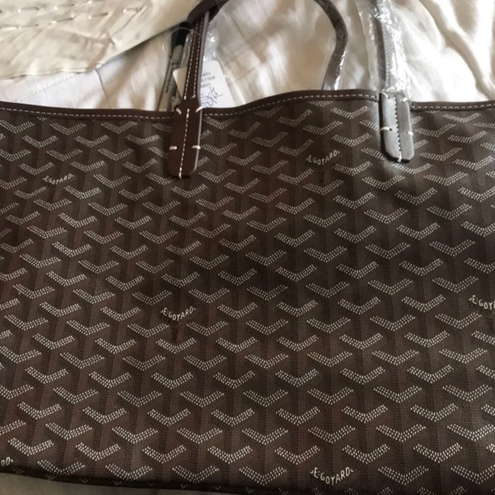 Brown tote bag