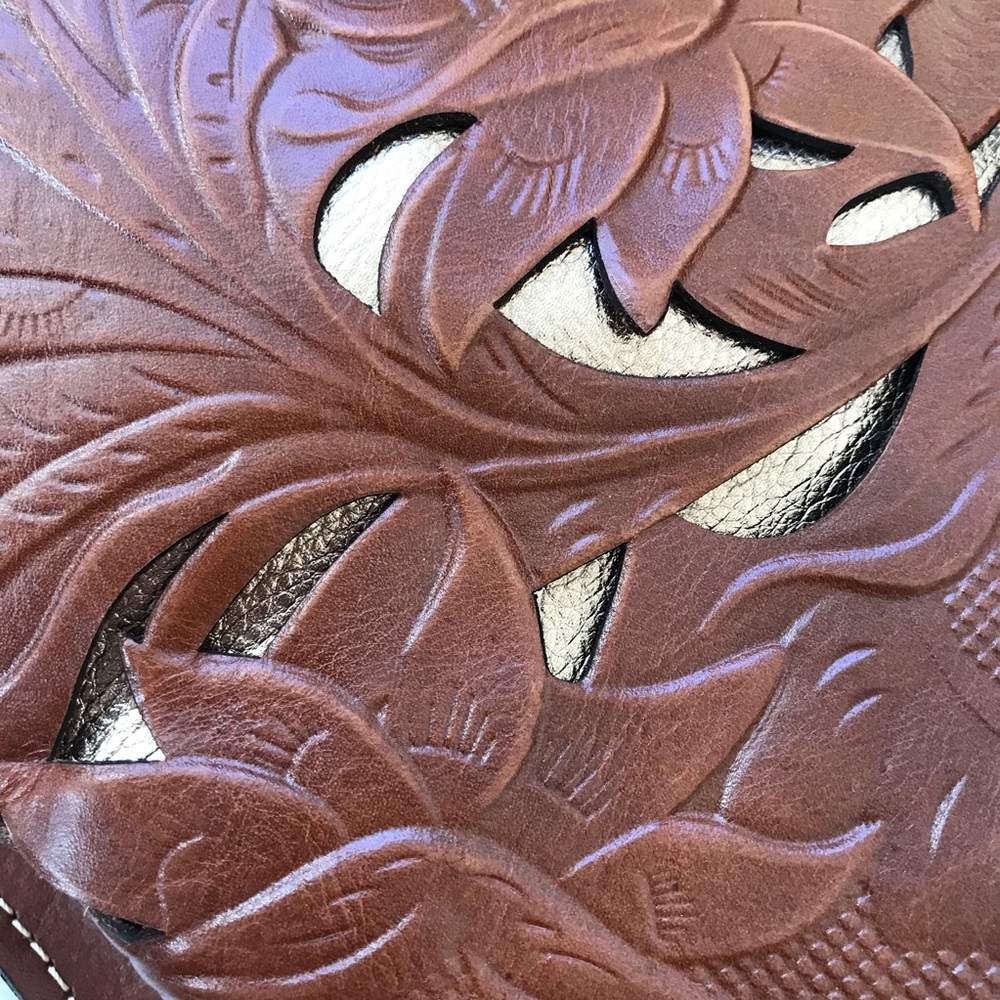π«SOLDπ«Patricia Nash Lavello sling bucket tooled - Picture 4 of 8