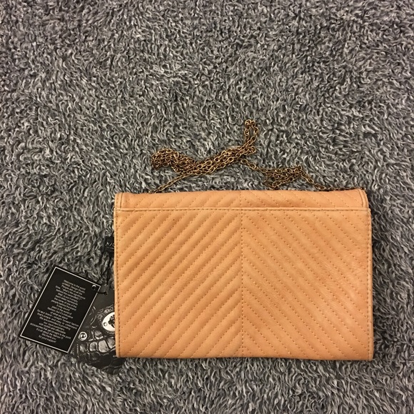 NWT | Cute clutch | crossbody | tan/orange - Picture 5 of 8