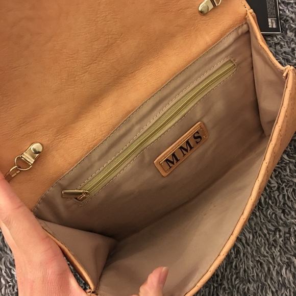 NWT | Cute clutch | crossbody | tan/orange - Picture 6 of 8