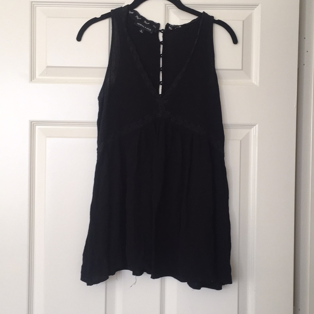 Kendall and Kylie Black tank top