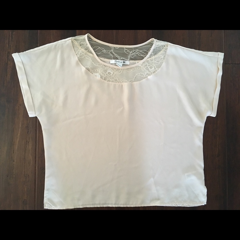 Cream colored top