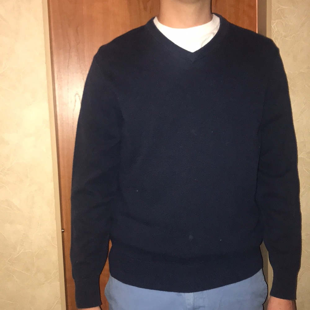 Navy sweater